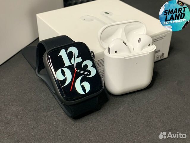 Подарочный набор Apple Watch 7 + AirPods 2