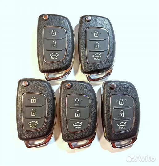 Ключи зажигания Hyundai Solaris / Оригинал 5 штук