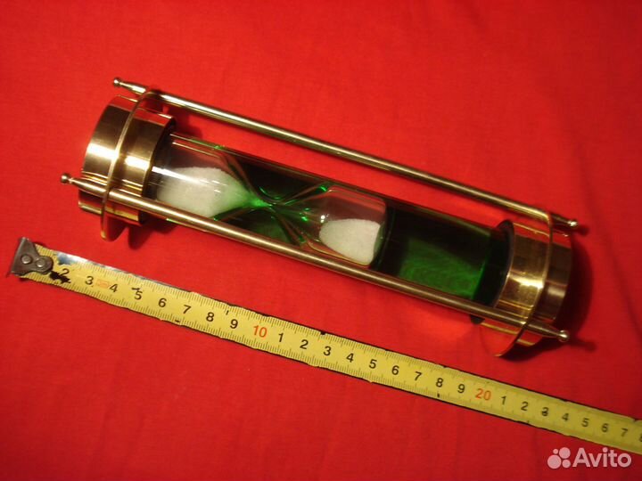 Компас Морской Песочные Часы Бронза Лондон Большой