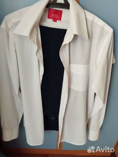 Рубашка школьная белая 164-170