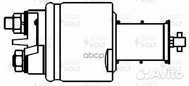 Реле втягивающее стартера для а/м Kia Sorento
