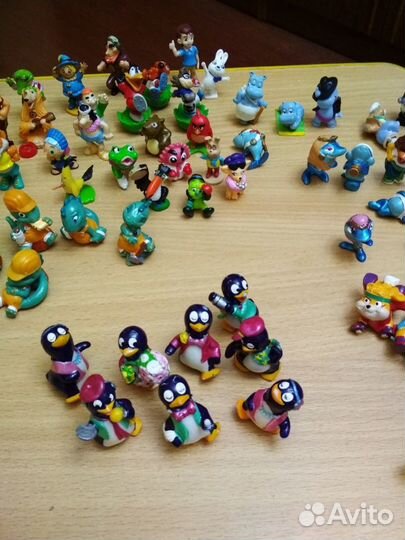 Фигурки из разных серий Киндер-сюрпризов