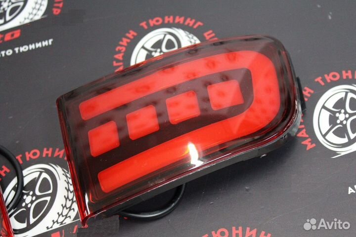 Prado 120 LED Катафоты в бампер стиль 2017+ A2HO8