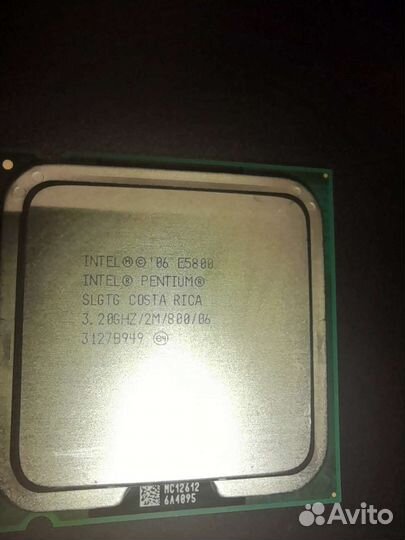 Процессор Intel pentium E5800 3.20GHz