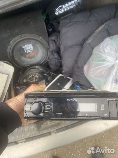 Магнитола kenwood / модель :KMM-102GY