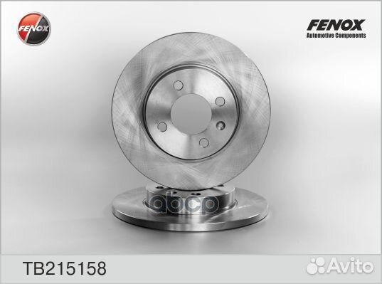 Торм.диск пер.256x13 4 отв. TB215158 fenox
