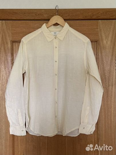 Рубашка лён Uniqlo новая