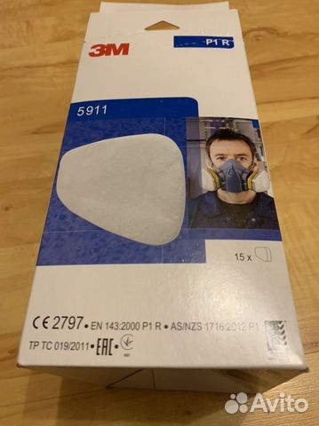 3М (фильтр, наушники, крышки фильтра)