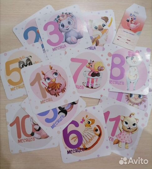 Набор карточек для девочек