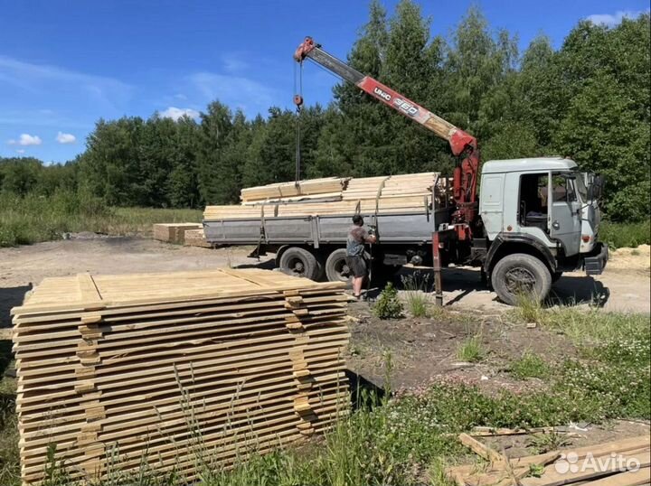 Обрезная доска любые размеры