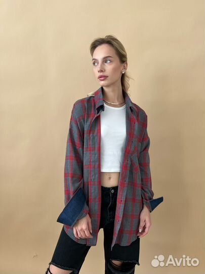 Рубашка оверсайз Zara Levi's Uniqlo Pinterest