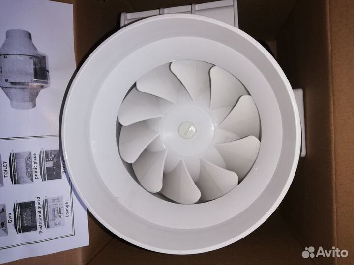 Вентилятор канальный вытяжной AIR-SC Hf 200