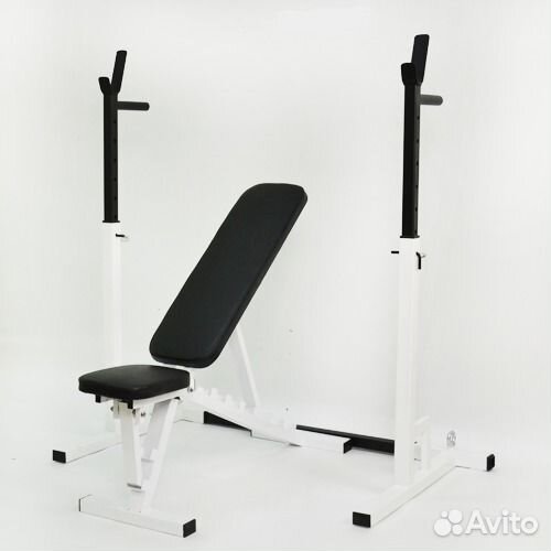Стойка и скамья для жима в наборе