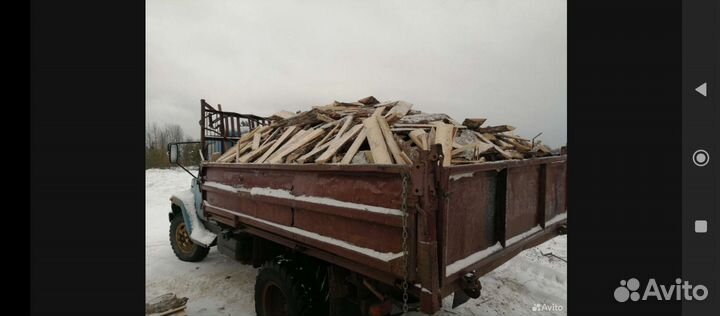 Дрова колотые с доставкой горбыль пиленый