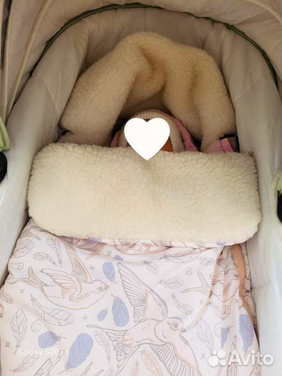 Зимний конверт в коляску