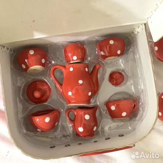 Набор детской посуды фарфор