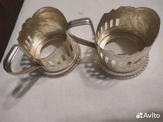 Подстаканники СССР скань