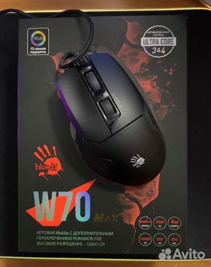 Мышь A4Tech Bloody w70 pro