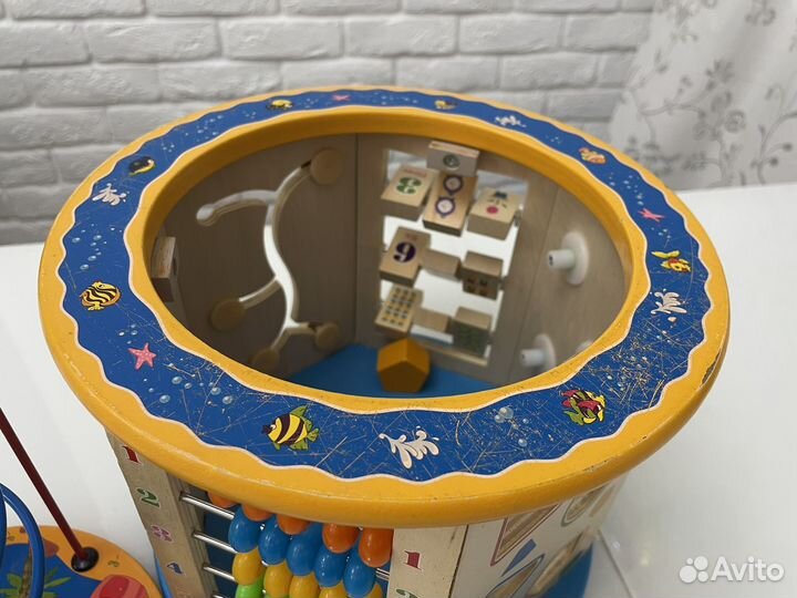 Развивающие деревянные игрушки бизиборд