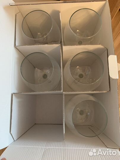 Новые бокалы для вина, шампнского, бренди