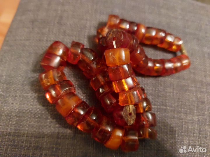 Янтарные бусы СССР винтаж