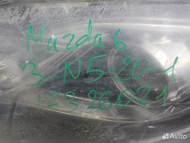 Фара левая Mazda Mazda6