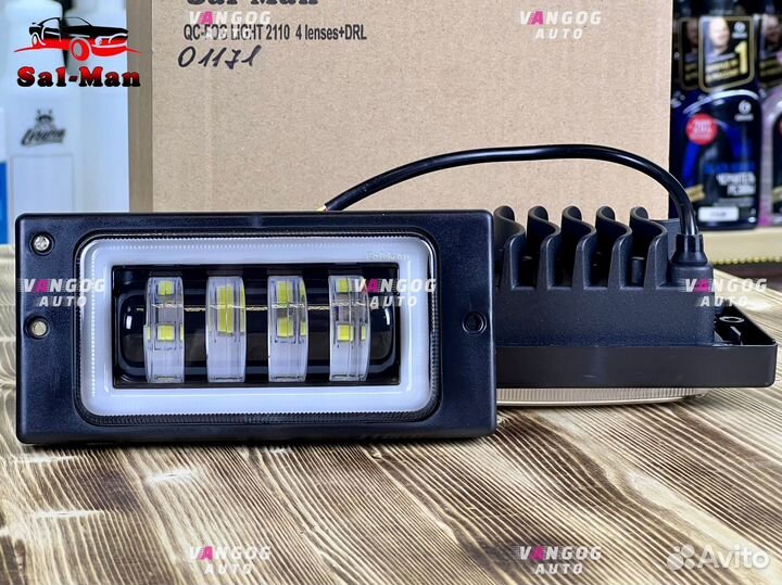 Птф LED ваз-2114 40ватт с ходовыми огнями Sal-Man