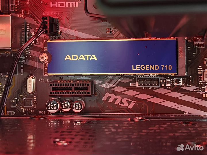 Игровой пк/Ryzen 5 4600G/RX 7600 8Gb/DDR4-32Gb