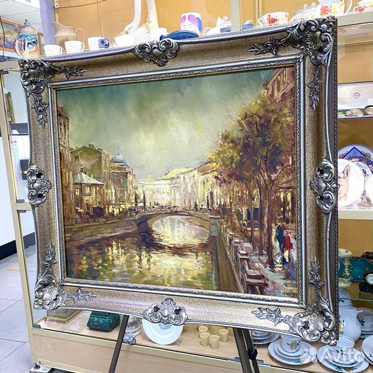 Картина маслом А. Рычков, 