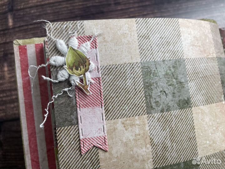 Новогодний фотоальбом-блокнот ручной работы