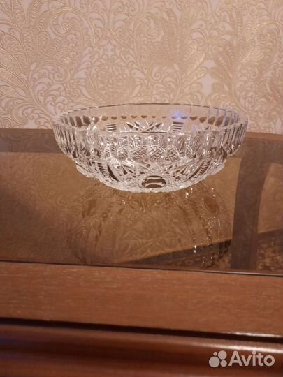 Салатник хрустальный