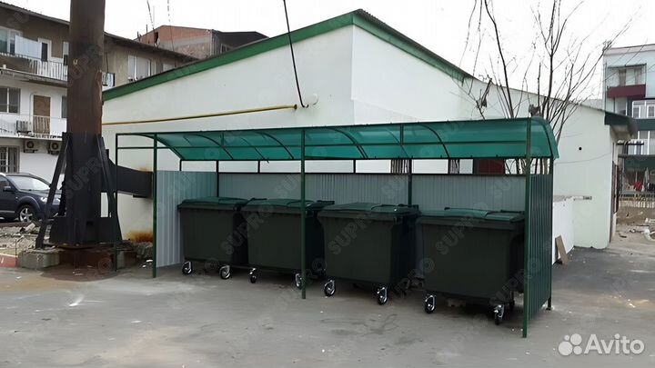 Пластиковый евроконтейнер 770л Ш5285