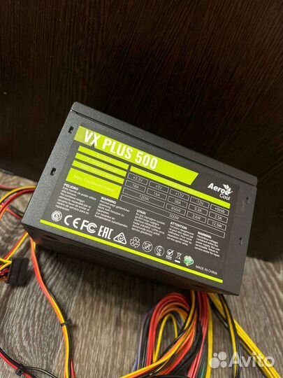 Блок питания AeroCool VX plus 500W