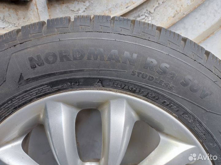 Колёса в сборе r17 шины зимние не шипованные