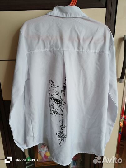 Блузка-рубашка для девочки (36-40)