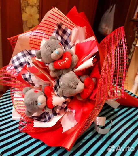 Букеты из мягких игрушек