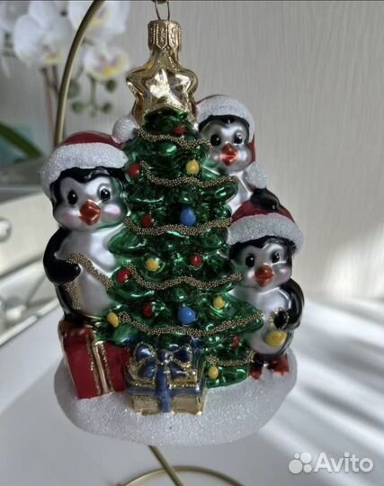 Елочная игрушка навершие Ангел Komozja