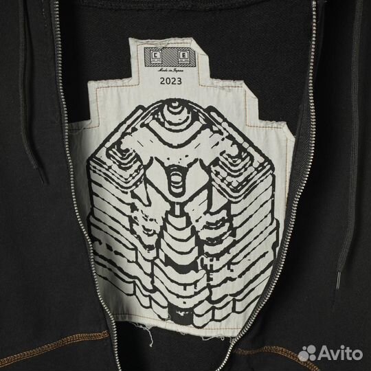 Зип худи Cav Empt Рваное