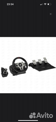 Игровой руль 900 градусов 3 педали и кпп купить в Перми с доставкой ...