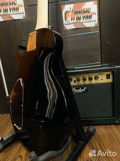 Бас гитара + комбик + чехол (комплект)