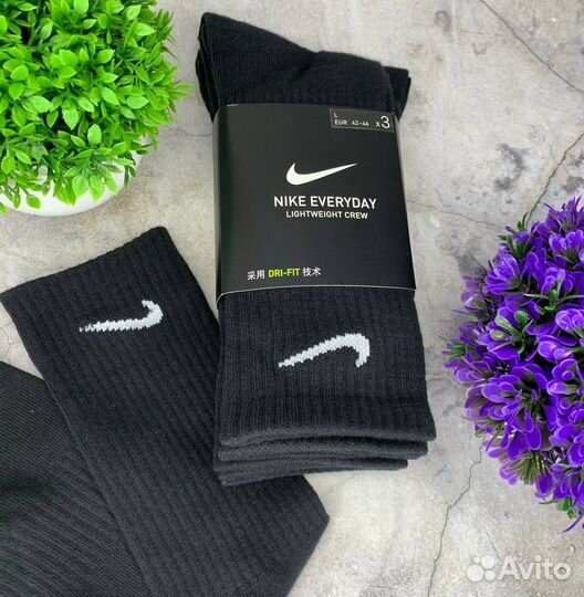 Носки Nike Everyday оригинал чёрные