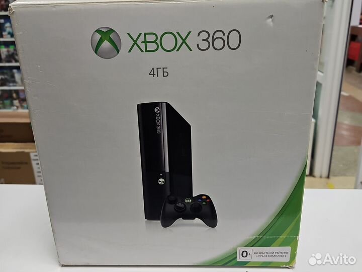 Xbox 360Е 500gb (79 игр +2000 игр Sega Dendy)