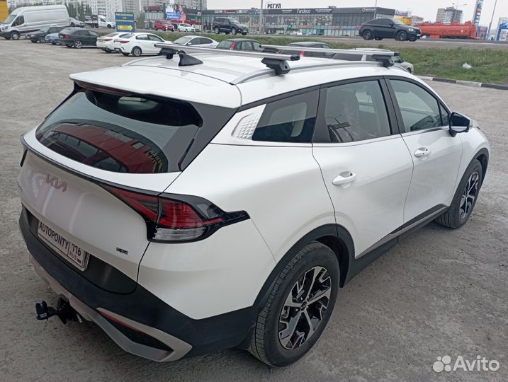 Багажник на крышу Киа Спортейдж 5 аэро с замком