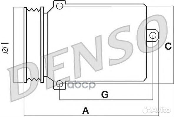 Компрессор кондиционера BMW E81/E87/E90/E91/E92