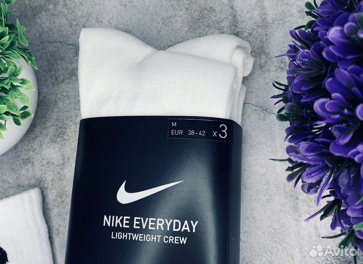 Носки Nike белые оригинал