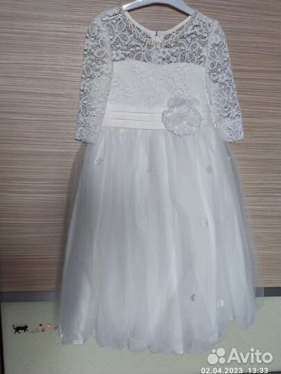 Платье нарядное для девочки р.104 Santa&Barbara