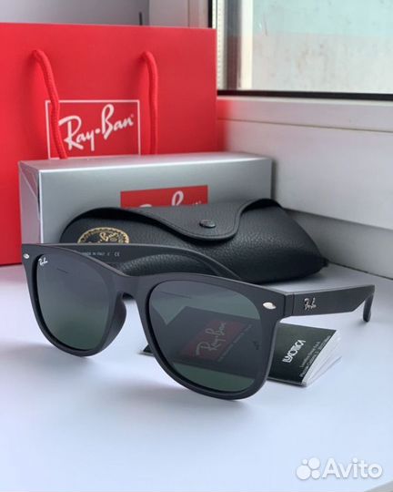 Очки ray ban wayfarer rb4381 зеленые