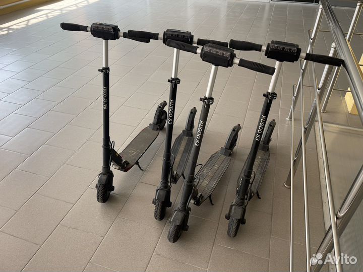 Самокат взрослый электрический бу Kugoo s3 pro
