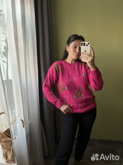 Свитер новогодний 46 отличное