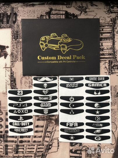 Наклейка на геймпад (dualshock 4) ps4